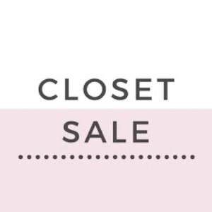 HUGE CLOSET SALE!!!